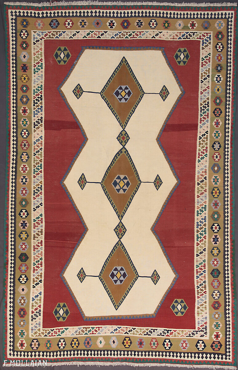 Vieux Persan Kilim Kashkai (Qashqay) n°:71897113